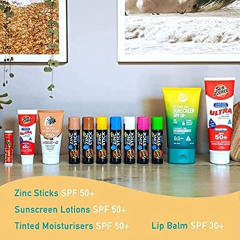 Protetor Solar Sun Zapper Óxido de Zinco – Rosa, Branco 50g