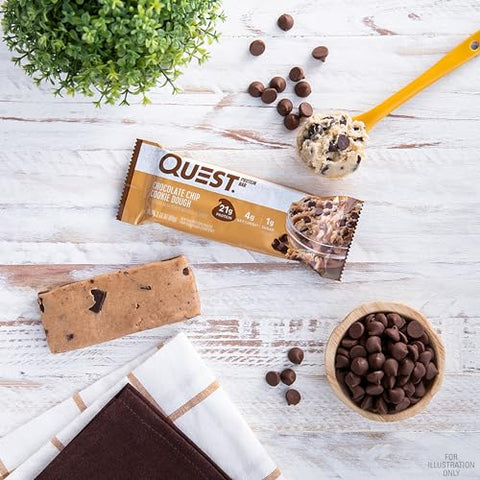 Pacote Favoritos Quest Nutrition, Massa de Biscoito com Gotas de Chocolate, 12 Unidades, 360g