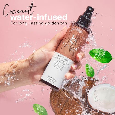 Beauty by Earth - Spray Autobronzeador Natural – Fabricado nos EUA  Própria
