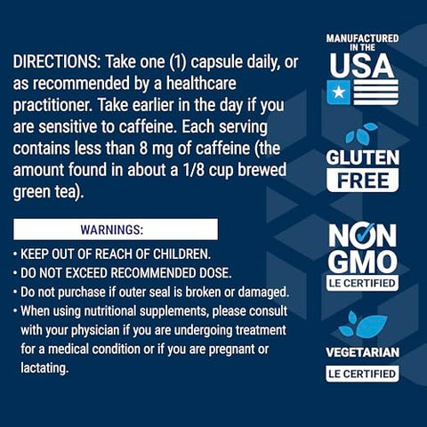 Theaflavin Extrato Padronizado – Flavonoides de Folha de Chá, Suporte à Saúde Arterial, Ajuda a Manter o Colesterol Já Saudável – Sem Glúten, Não-OGM, Vegetariano – 30 cápsulas - Life Extension