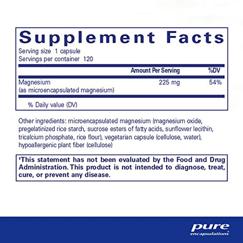 UltraMag Magnésio – Absorção Superior – Ósseo – 100g - Pure Encapsulations
