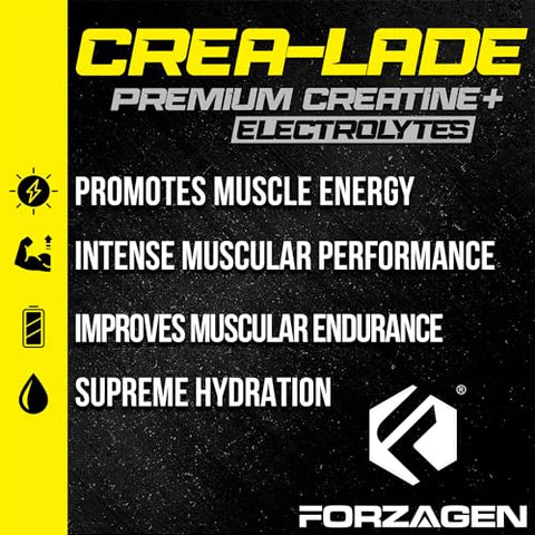 CREA-Lade 35 Porções, Creatina Monohidratada Premium com Eletrólitos Sabor Limonada Paradisíaca – Forzagen CREA-Lade 35 Porções, Creatina Monohidratada Premium com Eletrólitos Sabor Limonada Paradisíaca - Forzagen