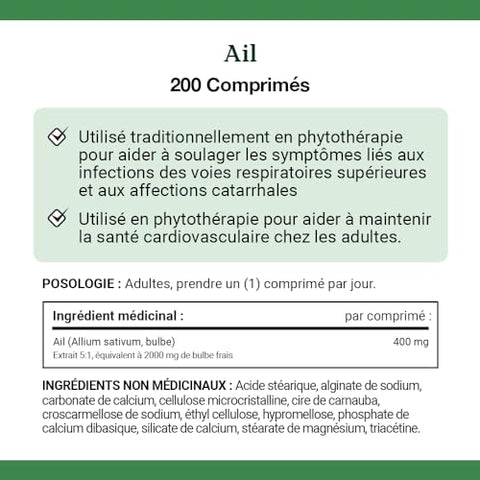 Nature's Bounty - Nature’s Bounty Alho 2000mg, 200 Comprimidos – Benefícios para a saúde e bem-estar | Comprimidos de alho de alta potência | Marca Nature’s Bounty