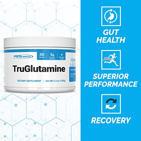 TruGlutamine – Fórmula Superior de Glutamina, 343g – 30 porções - PEScience