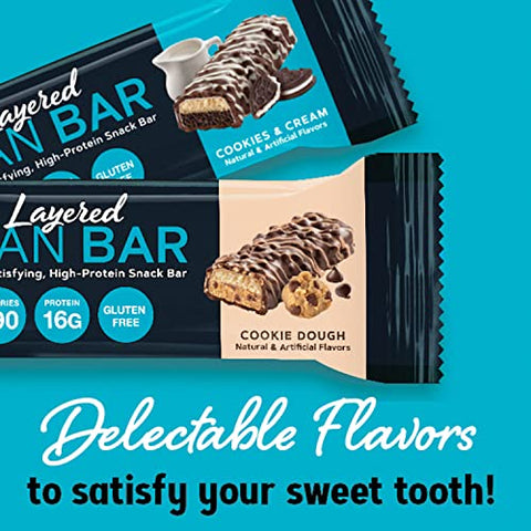 Total Lean Bar Camada de Proteína – Massa de Biscoito (9 Barras) - GNC