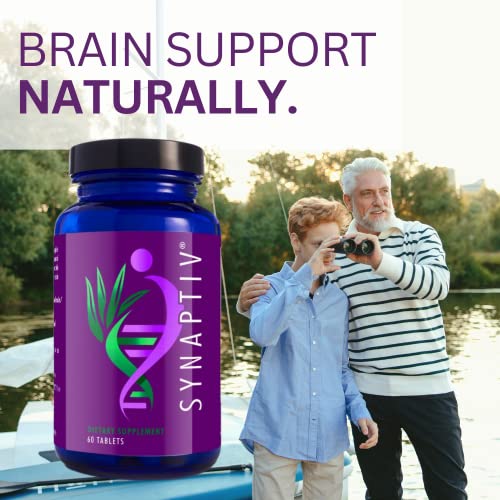 Synaptiv™ Brain Support – 12 em 1 – Ginkgo, Huperzine, Bacopa, Quercetina e Mais – com Potente Mistura de Vitaminas Antioxidantes – 60 Comprimidos - Youngevity