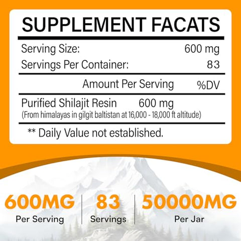 ifendly - Resina de Shilajit para Homens – Potencialize sua Vitalidade Naturalmente | Marca: Shilajit