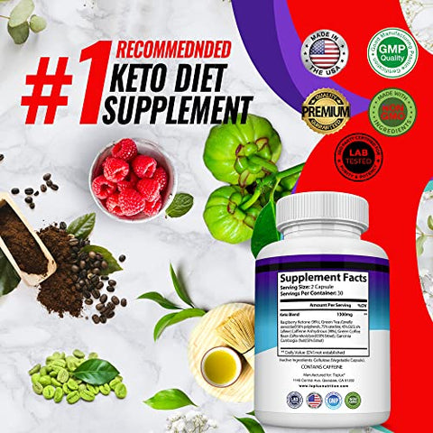 Toplux - Keto Boost Diet Pills – Suplemento de Cetose Natural para Apoio à Fórmula Keto Exógena – Energia e Suporte para Perda de Peso