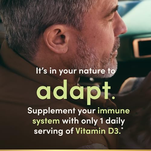 Nature's Bounty - Nature’s Bounty Vitamina D3, Suporte Imunológico, 125 mcg (5000 UI), Cápsulas Gelatinosas de Liberação Rápida, 240 Unidades
