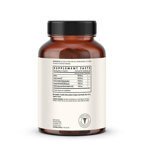 Suplemento Energético Elevado | 120 Cápsulas 2 Meses | Estimulante Natural com Extratos de Ervas | Vegano, Não-OGM, Sem Glúten - The Wellness Company