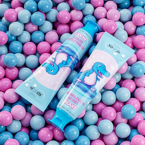 Biöm - NOBS Jr. Pasta de Dente Infantil com Nano Hidroxiapatita – Livre de Flúor, Livre de SLS, Remineralizante – Fórmula Odontológica – Bubblegum Berry – Fabricado nos EUA