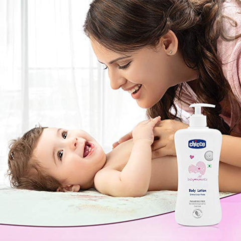 Loção Corporal Baby Moment Tamanho 500 ml – Hidratação e Cuidado para a Pele do Bebê - Chicco