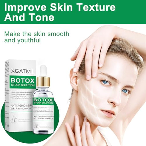 XGATML - Soro Facial Botox, Botox em um Frasco com Vitamina C – 30ml