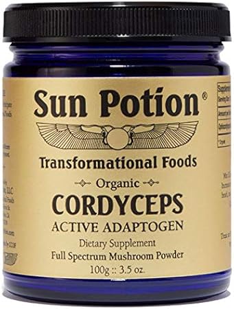 SP - Sun Potion: Pó Orgânico de Ervas Tônicas e Superfoods! Misturas de Plantas Medicinais, Cogumelos Adaptogênicos, Algas e Superfoods! Escolha seu Pó