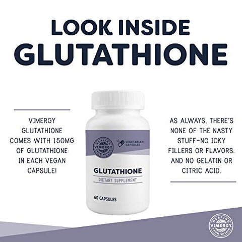 Glutationa – Suporte à Desintoxicação do Fígado* – Superfood para Saúde Celular | 100g - Vimergy