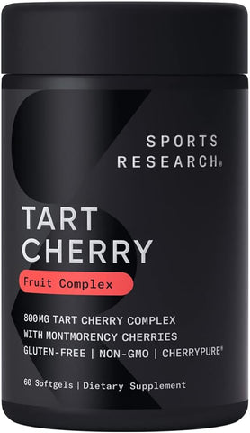 Sports Research - Concentrado de Cereja Montmorency – Esportes Research – Sem OGM – 100% Natural – 500ml