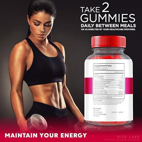 rize labs - (3 Pacotes) Gomas Keto Ripped ACV, Oficial Keto ACV Gummies Suporte Avançado para Perda de Peso, Keto Ripped 5000mg, Vinagre de Maçã Natural com Minerais, Keto Rip Keto ACV
