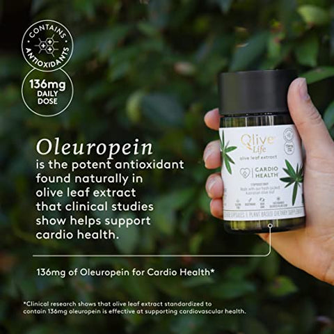 Olive Life – Saúde Cardiovascular em Cápsulas 120 – Marca Líder em Cuidados com a Saúde - COMVITA