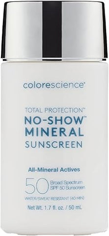 Total Protection Protetor Solar Mineral FPS 50, 50g, 100% invisível para todos os tons de pele - Colorescience