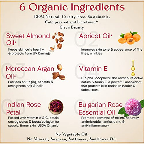 Rosé Oil – Óleo Orgânico para Rosto, Corpo, Cabelo e Unhas | SAFA - SAFA