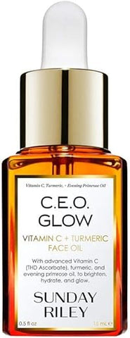 Sunday Riley C.E.O. Glow Vitamina C – Iluminador Facial com Vitamina C para uma Pele Radiante – 30ml