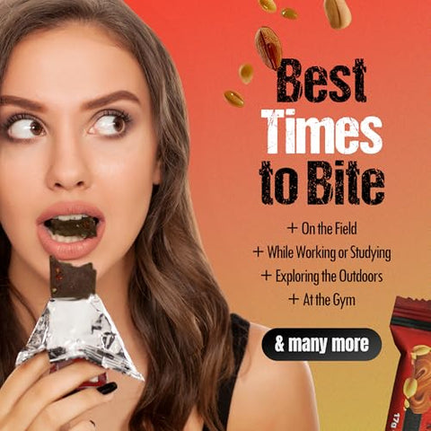 Barras Energéticas Premium (10 Unidades, Chocolate) | Barras de Proteína Low Carb com Ingredientes à Base de Plantas | Barras Substitutas de Refeição Sem Glúten | Barras de Proteína Sem Açúcar | Alta Proteína - DYNABITE