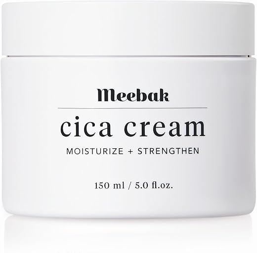 Cica Hidratante Facial Coreano 150ml para Mulheres, Anti-Envelhecimento, Pescoço, Peito, Creme Dia e Noite - Meebak