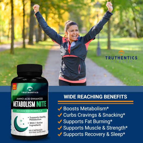 Booster Noturno de Metabolismo para Homens – Aumente sua Queima de Calorias! - TRUTHENTICS