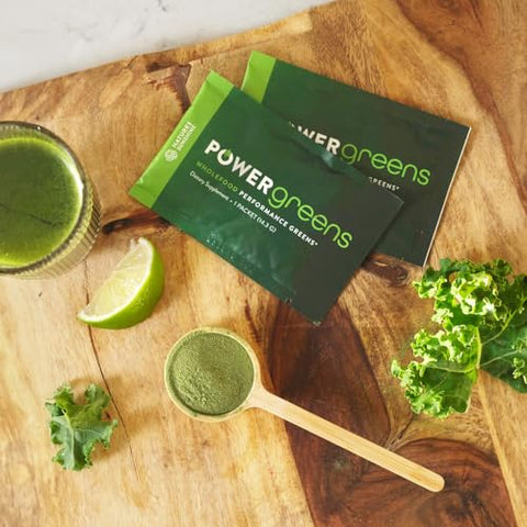 Nature's Sunshine - Nature’s Sunshine Power Greens – Superalimentos Verdes de Alto Desempenho (Pacotes para Levar) | 100% Natural | Marca Nature’s Sunshine