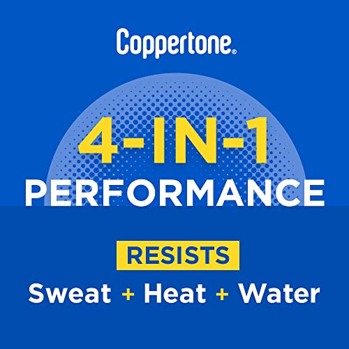 SPORT Protetor Solar FPS 50, Resistente à Água, Amplo Espectro FPS 50, Embalagem Econômica, Frasco de 90 ml, Pacote com 6 - Coppertone
