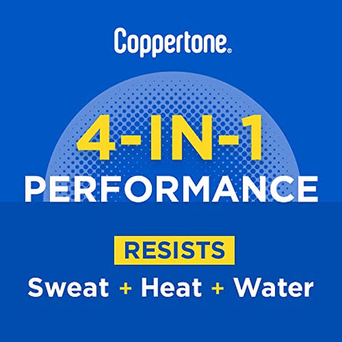 SPORT Protetor Solar FPS 50, Resistente à Água, Amplo Espectro FPS 50, Embalagem Econômica, Frasco de 90 ml, Pacote com 6 - Coppertone