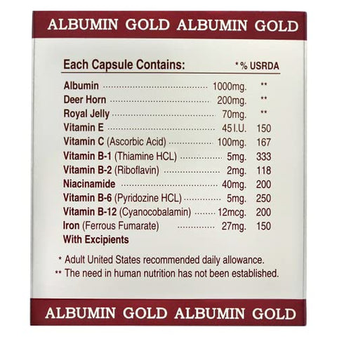 CGMLABS - Albumina Natural Forte Chifre de Veado Geléia Real – 1500mg/200 Softgel | Marca: Deer Horn Royal Jelly