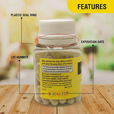 Antioxidante para a Pele 60 Cápsulas (2 Pacotes) – Proteção Solar e Antienvelhecimento - Heliocare