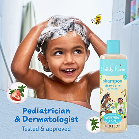 Shampoo Infantil Childs Farm para Pele Seca, Sensível e Propensa a Eczema – Cuidado Especial para Crianças