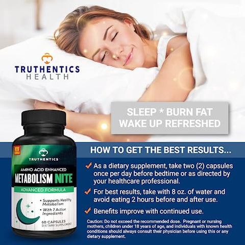 Booster Noturno de Metabolismo para Homens – Aumente sua Queima de Calorias! - TRUTHENTICS