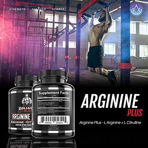DR. EMIL NUTRITION - Dr. Emil’s ARGININE Plus – L Arginine L Citrulline – 2500 MG Alta Dose NO Booster Comprimidos – Suplemento de Óxido Nítrico para Vascularidade e Saúde Cardíaca (Arginina AAKG e…)