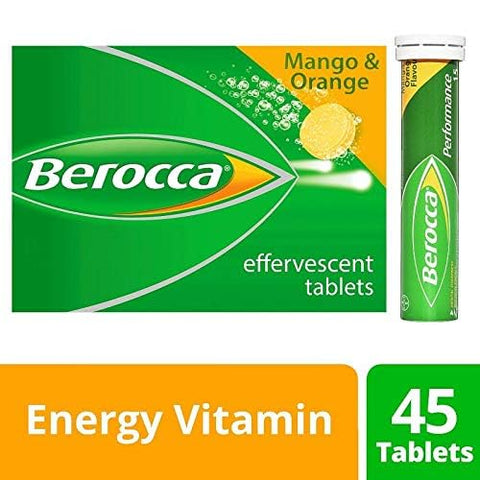 Laranja Efervescente 45 Comprimidos - Berocca