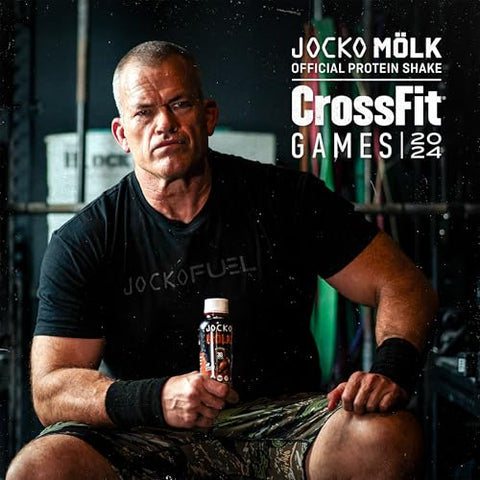 Jocko Fuel - Jocko Mölk 30g Shakes de Proteína Grass Fed – Bebidas Proteicas Sem Açúcar Adicionado KETO Friendly – Prontas para Beber 12 FL Oz (Embalagem com 12) Chocolate