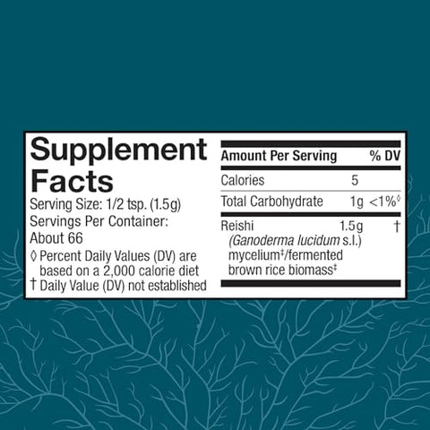 Reishi em Pó – Pó de Micélio de Cogumelo – Coração – 100g - Host Defense