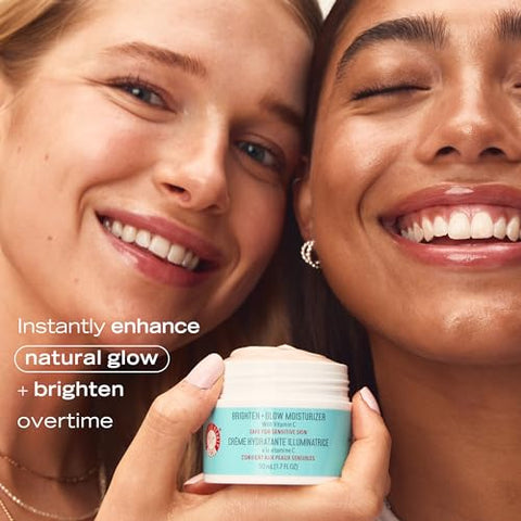Brighten Glow Moisturizer – Gel Creme Iluminador com Vitamina C, Ilumina para um Brilho Saudável Instantâneo – 50g - First Aid Beauty