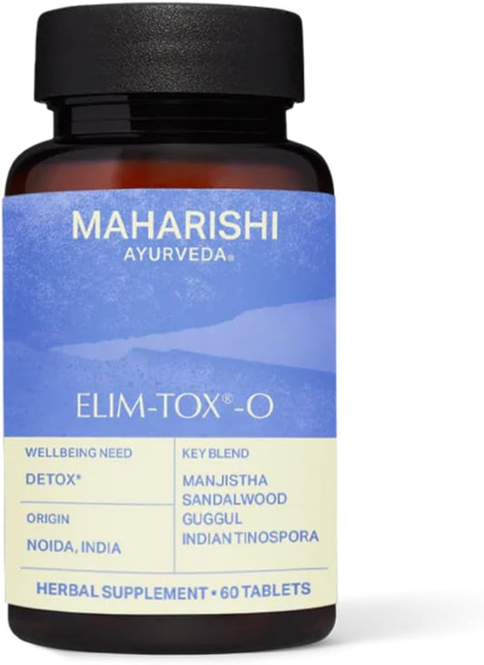 Elim-Tox-O Suplemento Herbal para Desintoxicação Suave do Corpo | Suplementação para Limpeza Eficaz do Cólon - Maharishi Ayurveda