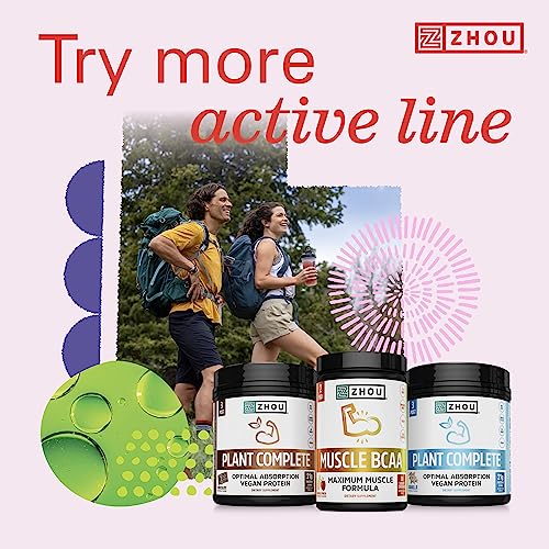 ZHOU - Zhou Nutrition Lite Up: Pó pré-treino sem estimulantes, impulsionador de óxido nítrico sem cafeína, sem adição de açúcar, vegano, sem glúten, não transgênico, sabor limonada de frutas vermelhas, 210g