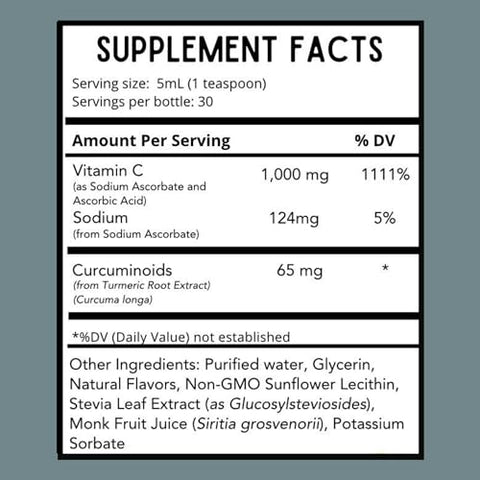 Revitalize Wellness - Liposomal Curcumin-C | 1.000 mg Vitamina C