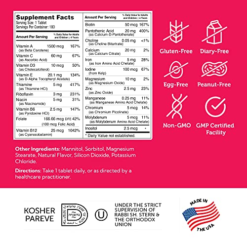 Kids Multivitamínico – Comprimido Mastigável – Vitaminas Diárias Completas para Crianças – Contém 20 Minerais – 60 Comprimidos - Zahler