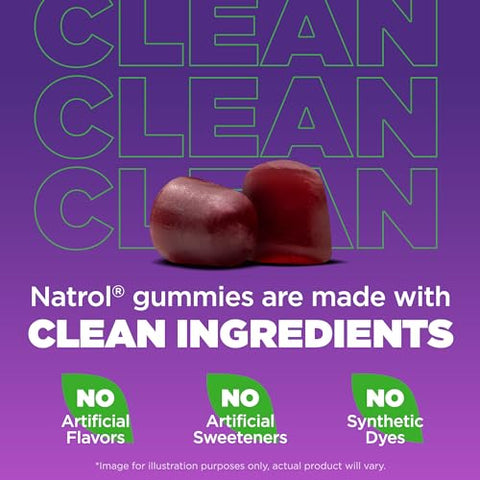Kids Sleep Calm – Gomas de Melatonina e L-Teanina para um Sono Tranquilo e Calmante – 60 Gomas de Melatonina com Sabor de Morango – Fornecimento de 60 Dias - Natrol