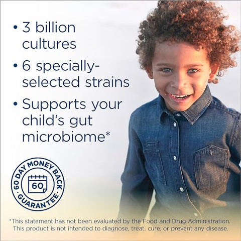 Kids Probiotic Gummies – Suporte Digestivo para Crianças, 60 Gomas - Renew Life