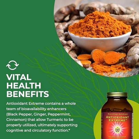 Antioxidant Extreme – 360 VeganCaps | Poderosos Antioxidantes Veganos | 360 cápsulas veganas - HEALTHFORCE SUPERFOODS
