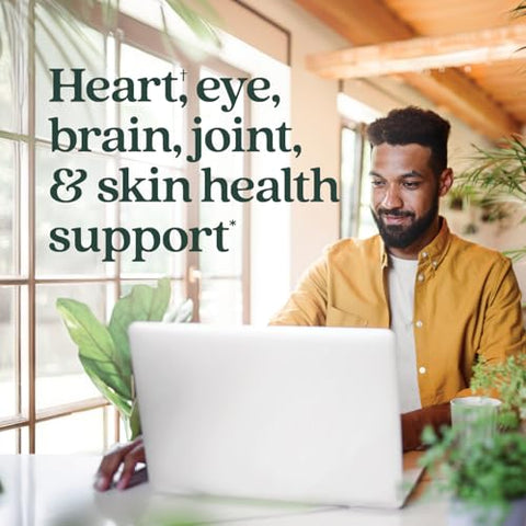 Ômega-3 Complexo, Óleo de Peixe Selvagem do Alasca Rico em Salmão para Coração, Cérebro, Olhos e Articulações | New Chapter Ômega-3 Complexo, Óleo de Peixe Selvagem do Alasca para Saúde Cardíaca, Cerebral, Ocular e Articular - New Chapter