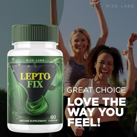 rize labs - LeptoFix – Pílulas de Emagrecimento LeptoFix, Suplemento Natural LeptoFix para Resultados Notáveis, Fórmula LeptoFix para Apoiar um Estilo de Vida Saudável e Ativo, Avaliações Lepto Fix (60…)